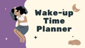 Wake-up Time Planner