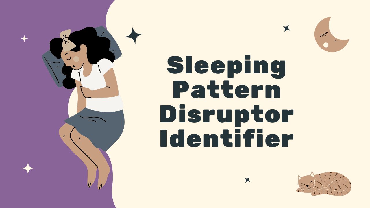 Sleeping Pattern Disruptor Identifier for Better Sleep