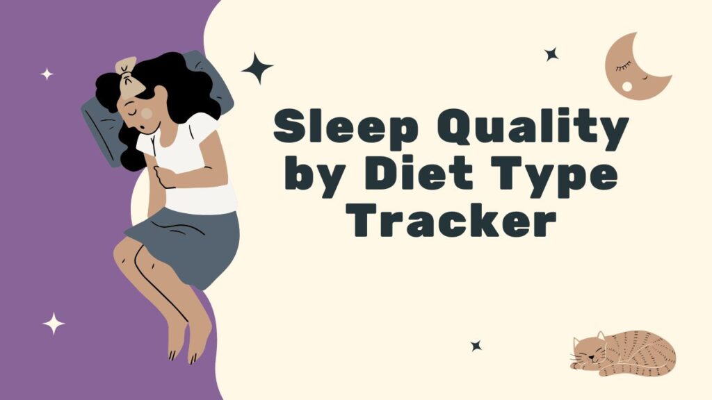Sleep Quality by Diet Type Tracker