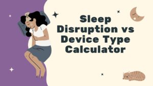 Sleep Disruption vs Device Type Calculator