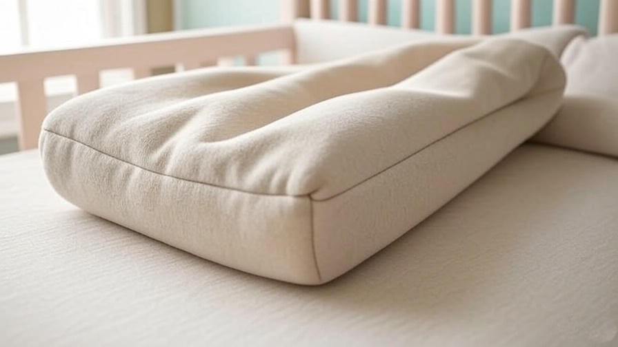 Close-up of a Gunamuna Sleep Sack showing soft bamboo fabric and 4-way WONDERZiP® design on a crib.

