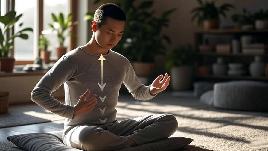 Step-by-step guide to proper posture on meditation cushion