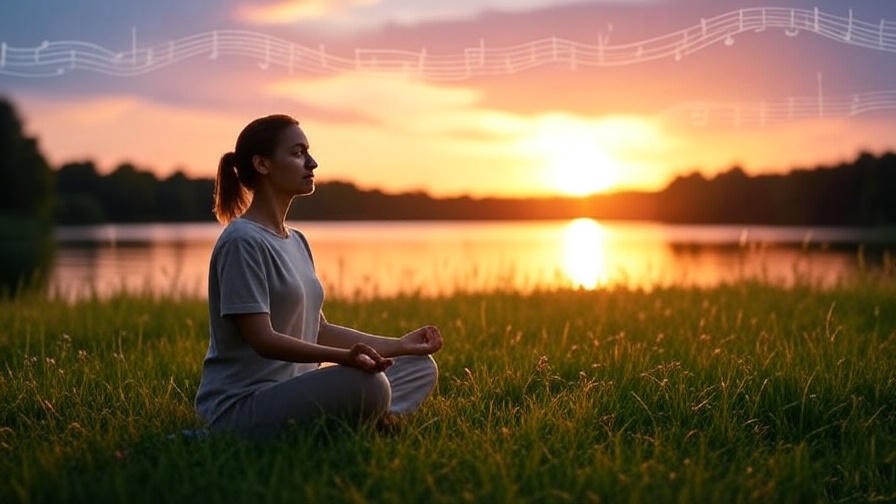 turn it into a spoken meditation with background music