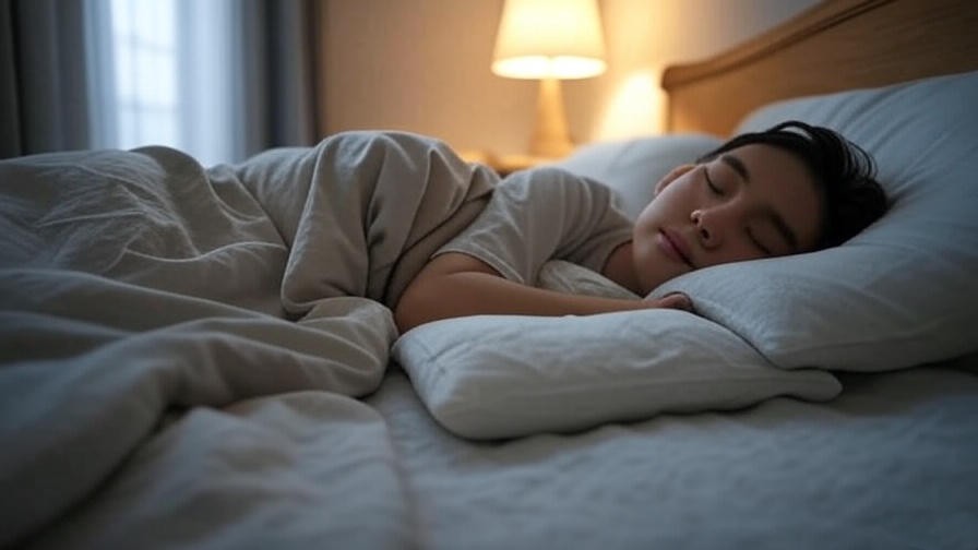 Person sleeping on back with pillow under knees for epidural steroid injection recovery