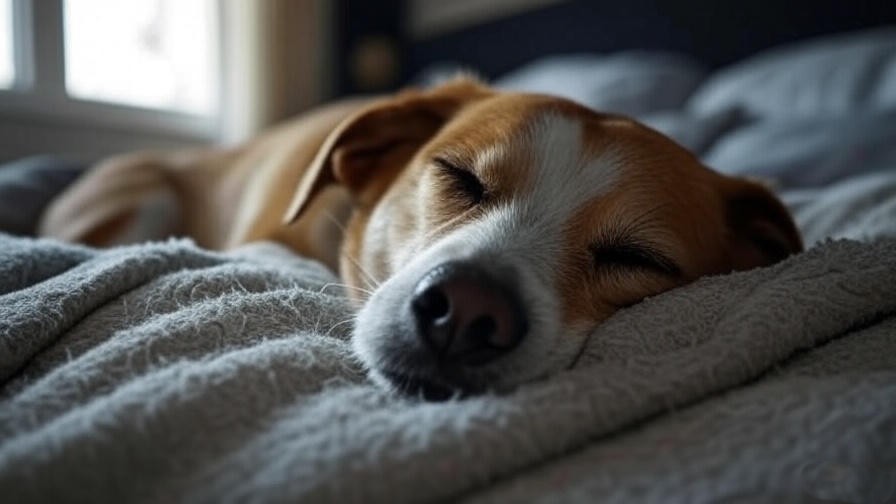 dog breathing heavy while sleeping