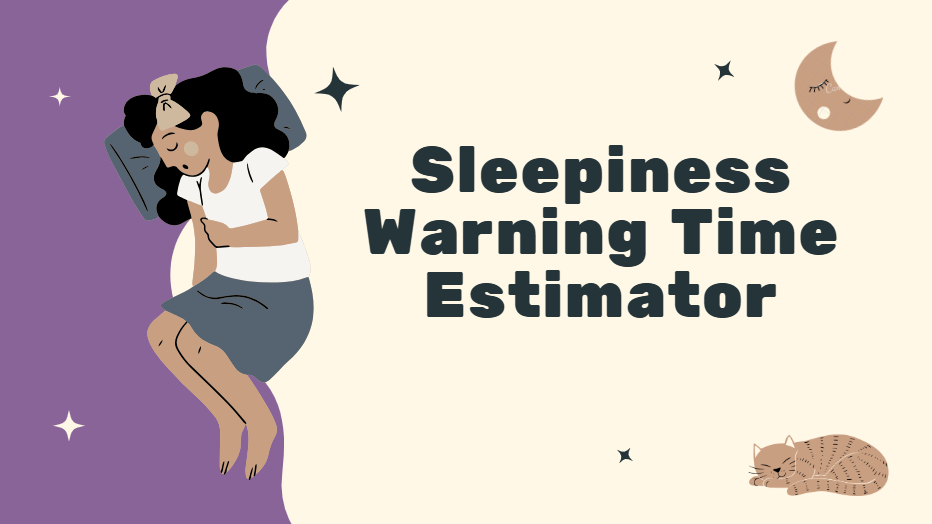Sleepiness Warning Time Estimator
