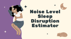 Noise Level Sleep Disruption Estimator