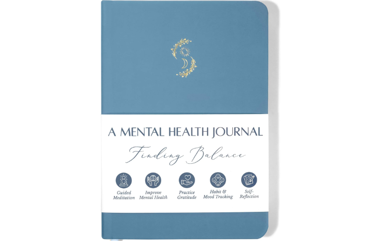 LIFTINSPIRE CO. FINDING BALANCE Mental Health Journal – 6-Month Daily Journal with Prompts for Mindfulness, Self-Care & Healing – Anxiety &... 