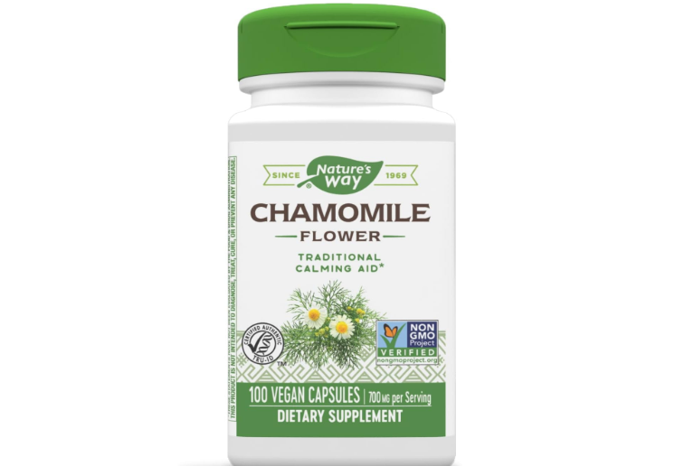 Nature's Way Chamomile Flower - 700 mg per 2-Capsule Serving- Traditional Calming Aid* - Herbal Supplement - Non-GMO Project Verified & Gluten Free... 