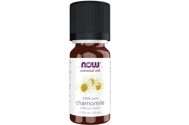 NOW Essential Oils, Chamomile Oil, Delightful Aromatherapy Scent, Steam Distilled, 100% Pure, Vegan, Child Resistant Cap, 10-ml 