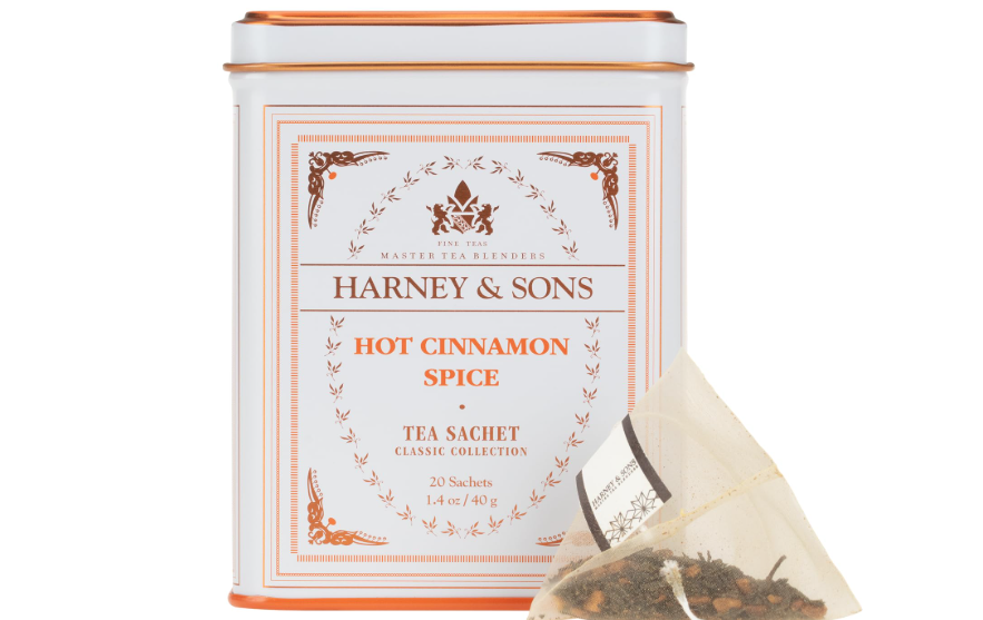 Harney & Sons Classic Hot Cinnamon Spice Tea, 20 Tea Sachets, 1.4 oz 
