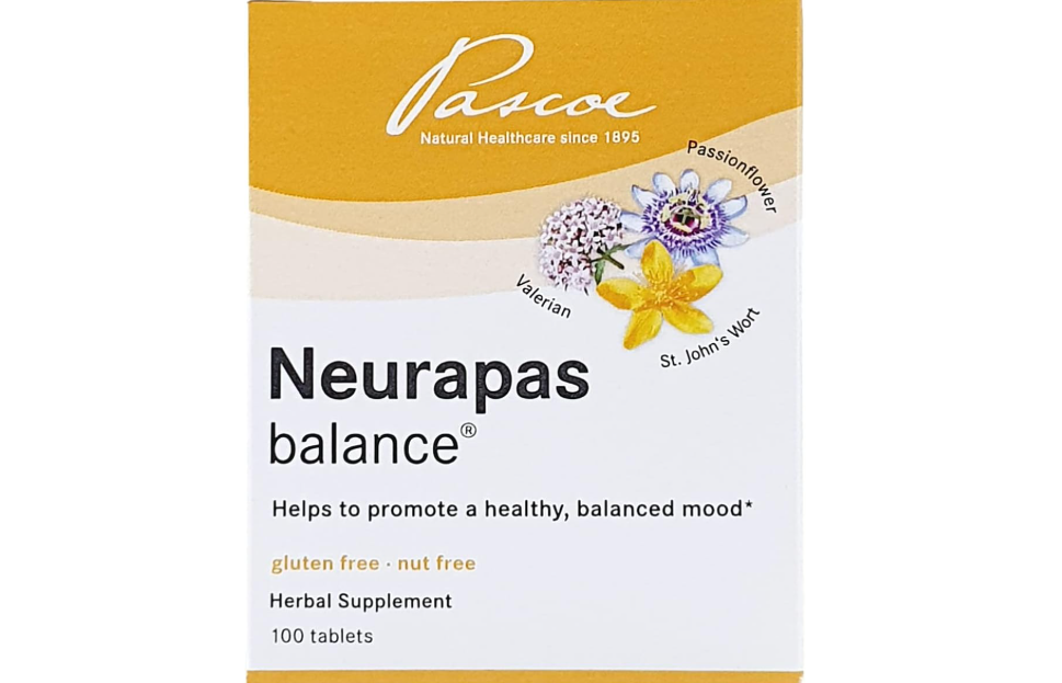 Pascoe - Neurapas Balance – Helps to Promote a Healthy, Balanced Mood – Made with a Triple Herbal Combination of St John’s Wort, Valerian, &... 
