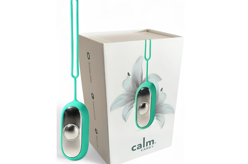 Glowco CalmCarry Sleep Aid Device – Handheld Microcurrent Relaxation Tool, Supports Calm, Focus & Gentle Relief, USB Rechargeable, Portable Wellness... 