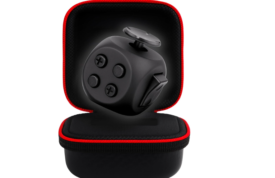 PILPOC theFube Fidget Cube, 6-Sided Stress Relief Infinity Cube for Adults & Kids, Boosts Concentration, Mindfulness Aid, Silent & Audible Modes,... 