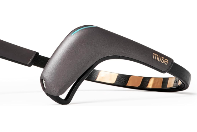 MUSE 2: The Brain Sensing Headband - EEG MUSE Headband Meditation Tracker and Monitor - Multi Sensor Biofeedback Devices for Home Use with Responsive Sound... 