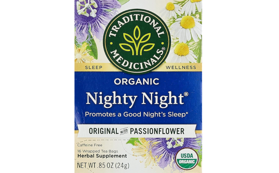 Traditional Medicinals Organic Nighty Night Tea, 16 Tea Bags (Pack of 1)
