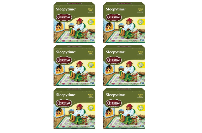 Celestial Seasonings Sleepytime Herbal Tea, Caffeine Free, 40 Tea Bags Box (Pack of 6)
