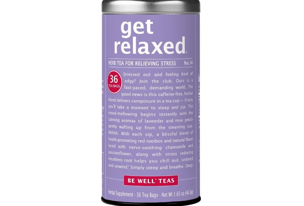 The Republic of Tea - Get Relaxed No.14 Tea for Relieving Stress Tea, 36-Count
