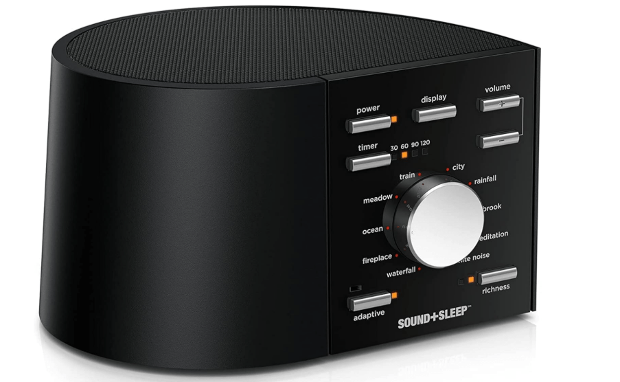 Sound+Sleep High Fidelity Sleep Sound Machine with 30 Guaranteed Non-Looping Nature Sounds, and Sleep Timer
