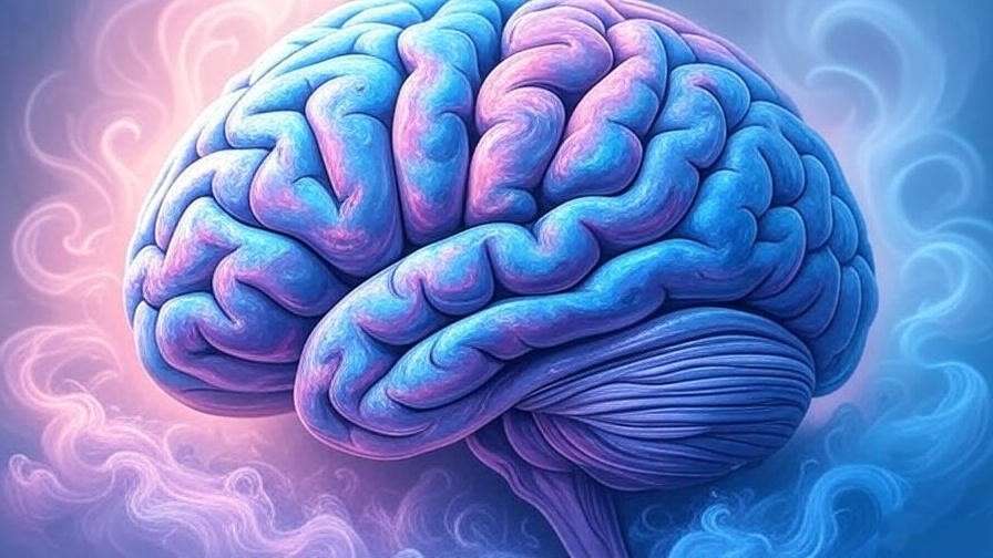 Vibrant brain illustration for creativity through dream meditation.