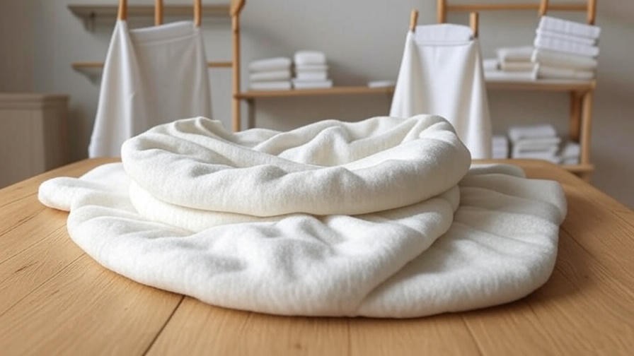 Step-by-step guide to caring for a wool sleep sack in a laundry area