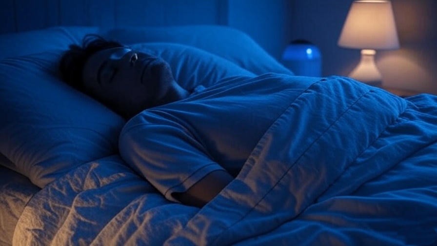 Person sleeping with head elevated using pillows in a cozy bedroom with humidifier for wisdom teeth recovery