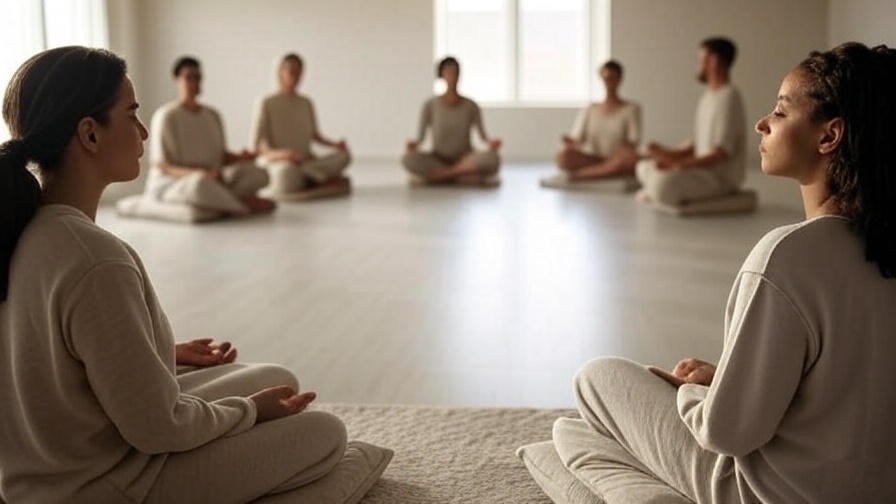 Group meditation session at Kadampa Meditation Center Phoenix.