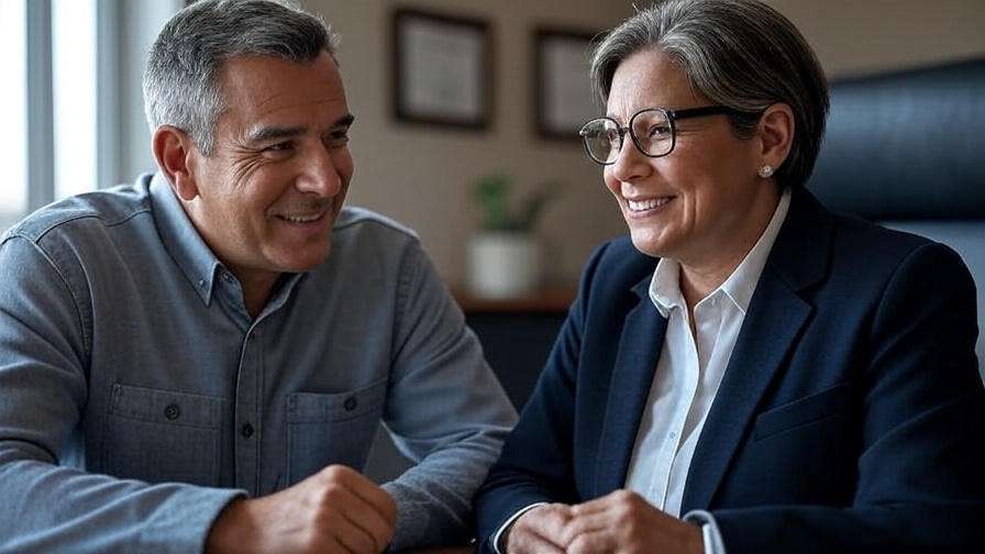 Veteran consulting with Veteran Service Officer for sleep apnea VA claim support.