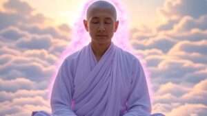 seeing purple while meditating