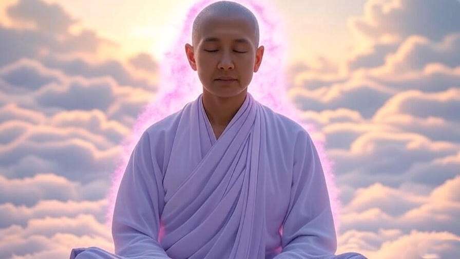 seeing purple while meditating