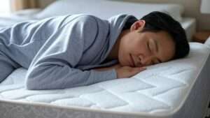 sleep on latex mattress