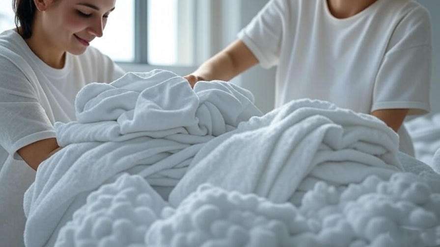Parent washing organic cotton sleepwear with eco-friendly detergent