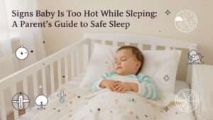signs baby is too hot while sleeping