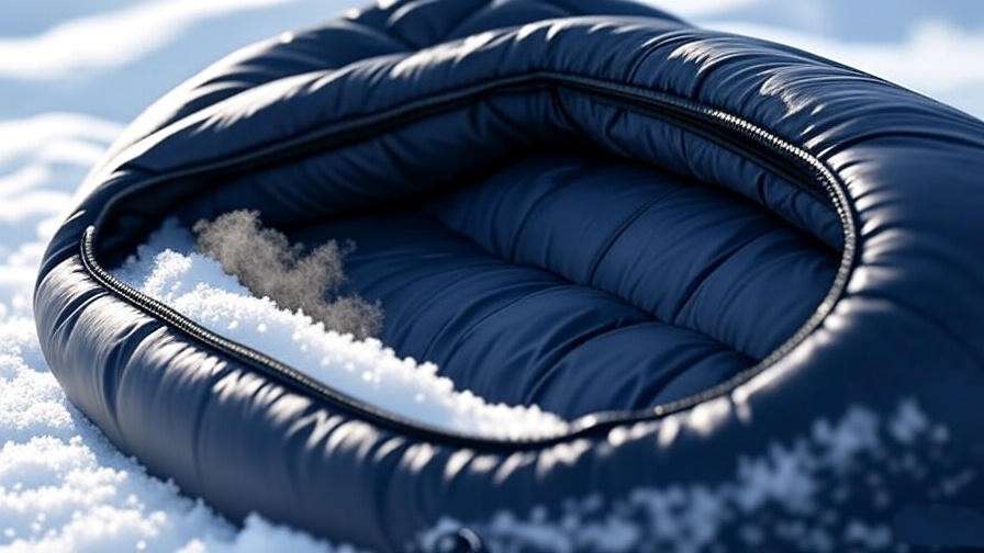 Key features of sub zero sleeping bag hood and zippers for quality sleep in cold weather.
