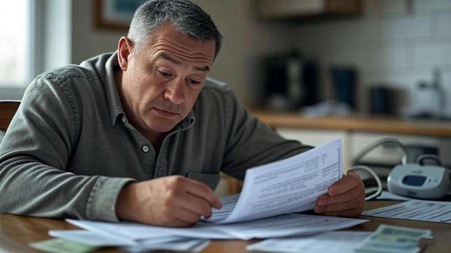 Veteran facing financial implications of VA sleep apnea rating changes on benefits.
