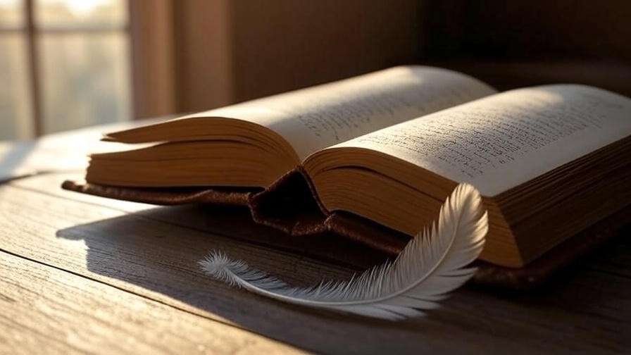 Vintage book symbolizing origins of Just for Today NA daily meditation in serene light.
