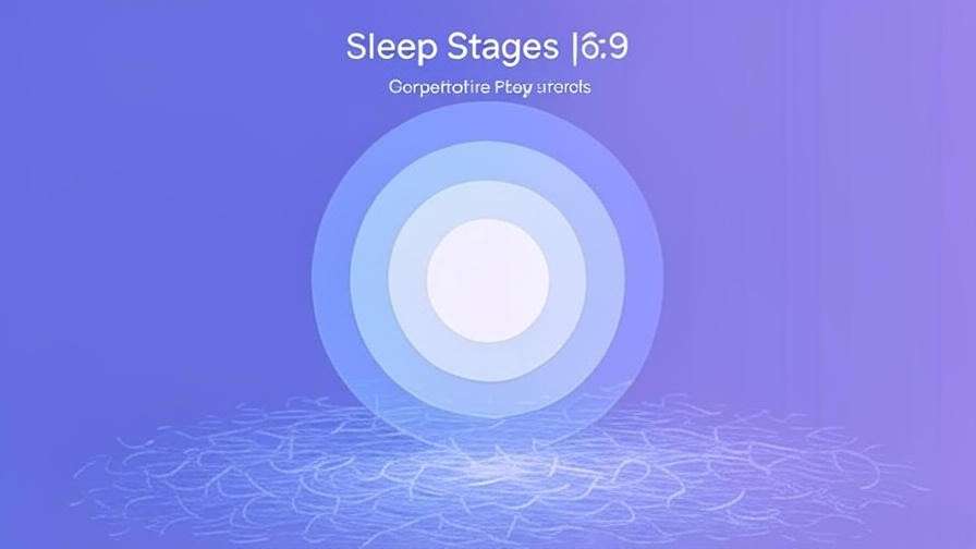 Infographic of sleep stages improved by TM meditation.
