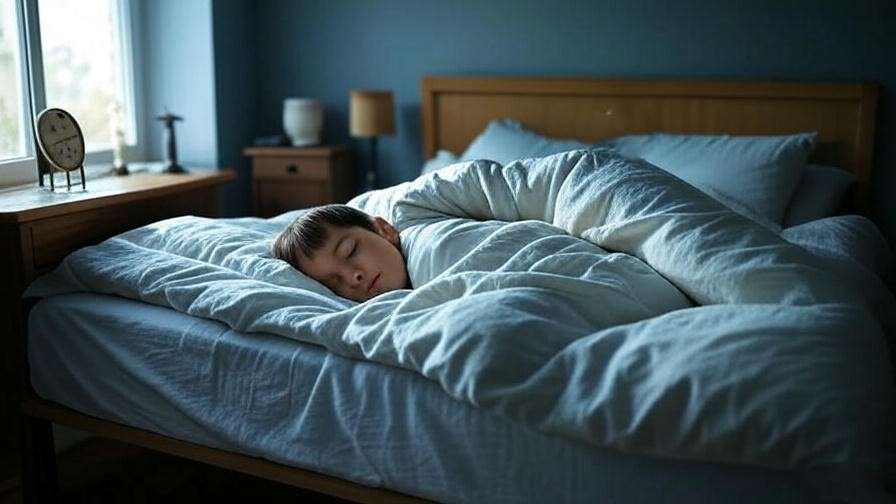Person sleeping peacefully with consistent bedtime, debunking sleep myths.