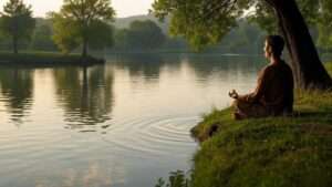 water and meditation