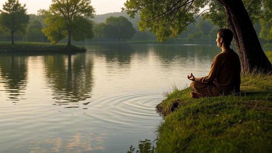water and meditation