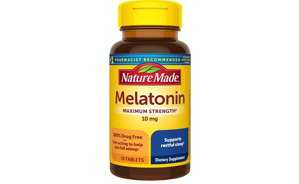  Nature Made Melatonin 10mg Maximum Strength Tablets.