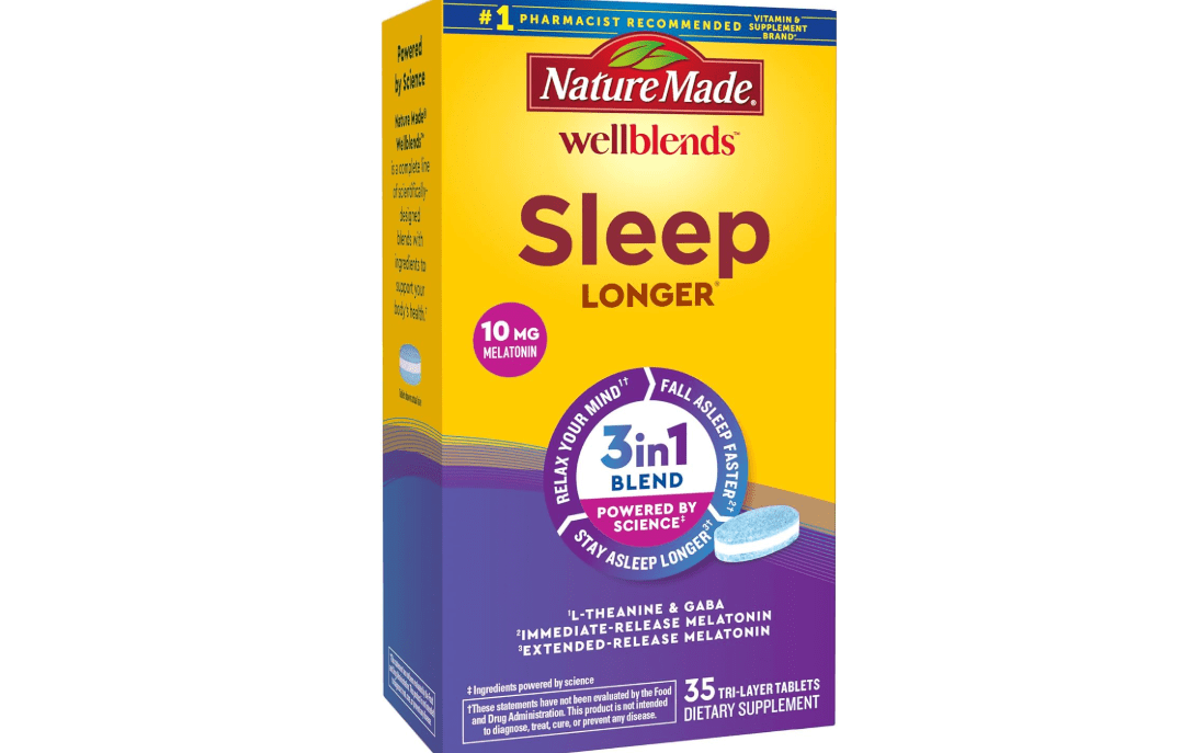 Nature Made Wellblends Sleep Longer, Melatonin 10mg