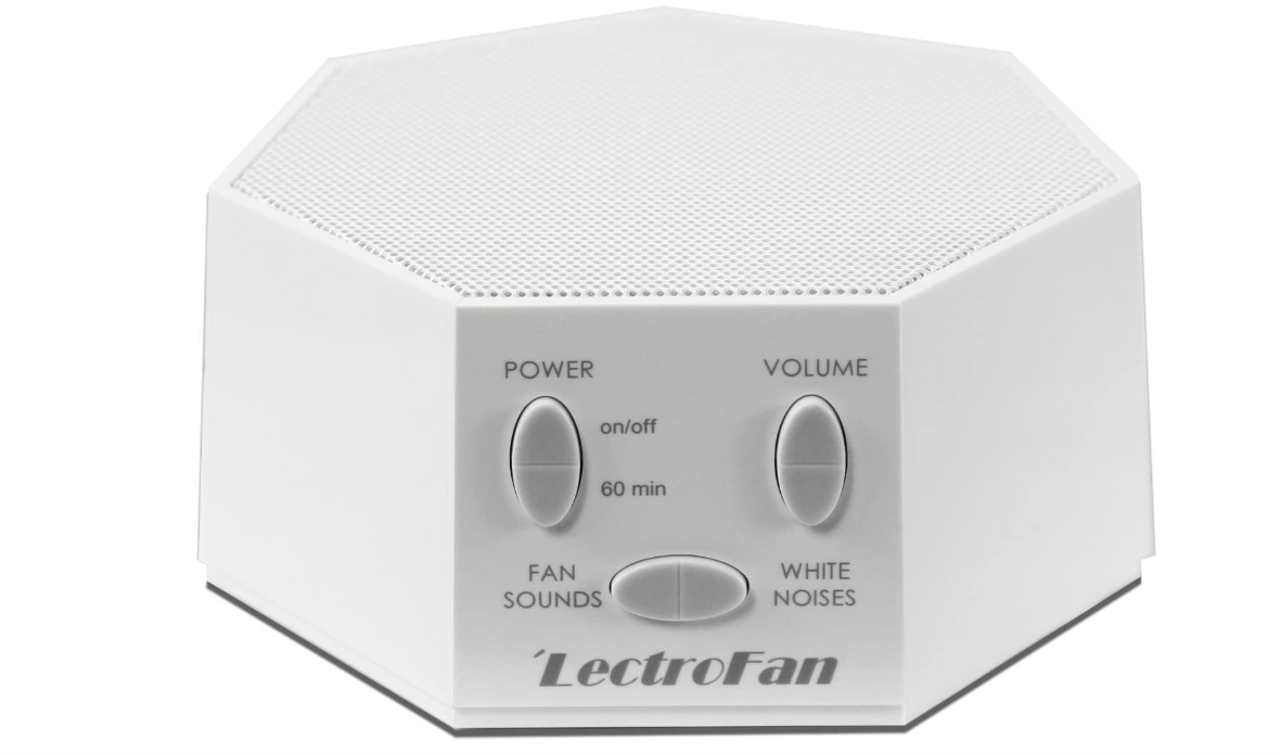 Adaptive Sound Technologies LectroFan Classic White Noise Machine - Compact Sleep Sound Machine for Bedroom, Travel, Study & More - 20 Non-Looping Fan...