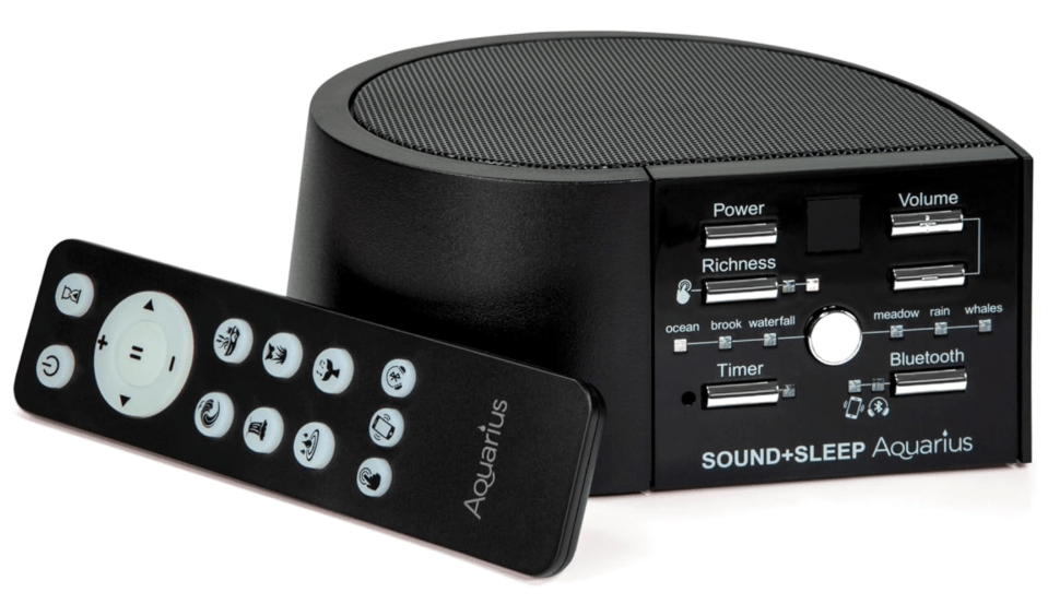 Adaptive Sound Technologies Sound + Sleep Aquarius Aquatic Noise Machine - White Noise Machine - Non-Looping Water Sounds for Sleep & Relaxation - with...
