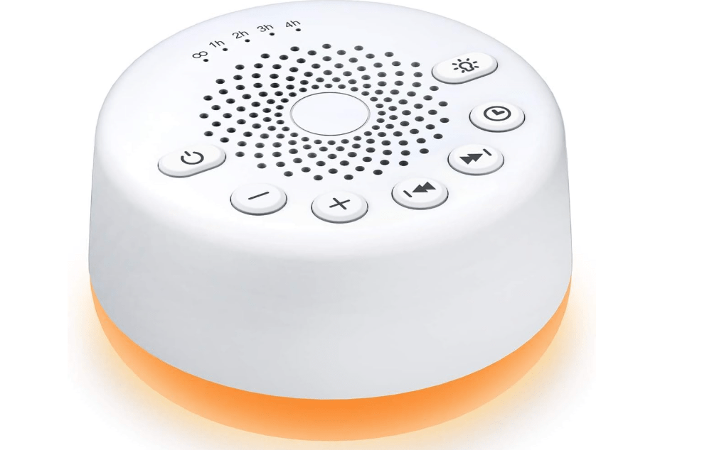 Sound Machine Easysleep White Noise Machine with 25 Soothing Sounds and Night Lights with Memory Function 32 Levels of Volume and 5 Sleep Timer Powered by...
