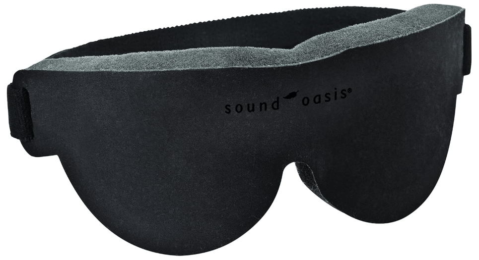 Sound Oasis GTS-1000 Glo to Sleep Eye Mask, Night-time Adult Sleep Aid for Men and Women, Tranquil Deep REM Sleep, Relaxation Zen Therapy, Contoured... 