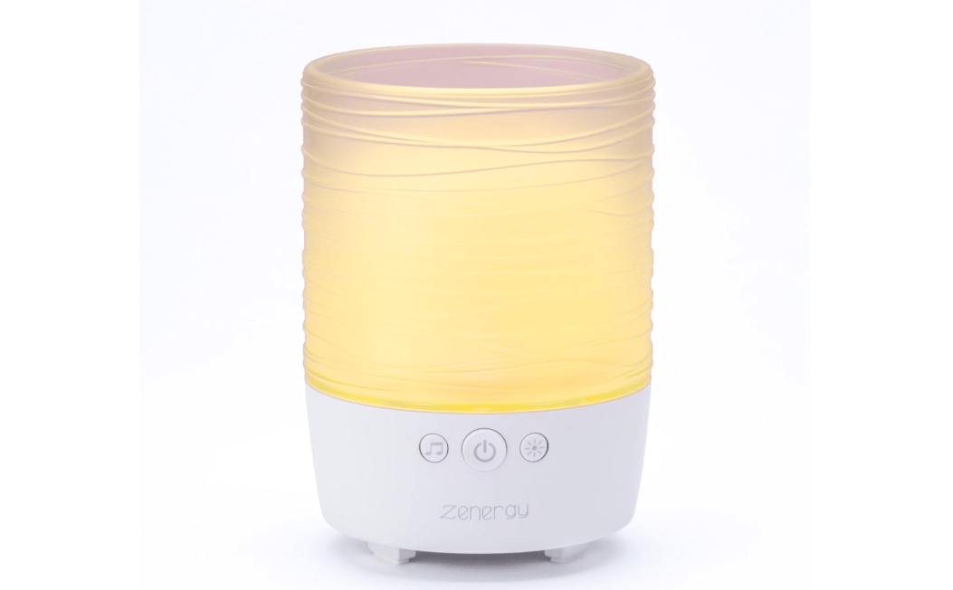 iHome Zenergy Candle Portable Bluetooth Meditative Light and Sound Therapy Candle with Candle Effect, Sound Therapy, and Breathing Guide 