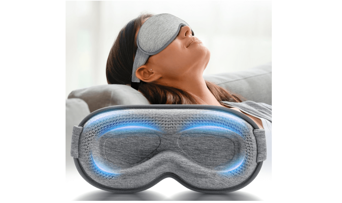 Weighted Eye Mask for Sleeping - Blackout Sleep Mask for Women Men, FACEMOON Lash Extension Eye Covers, Memory Foam, 3D Contoured, Airplane Travel...
