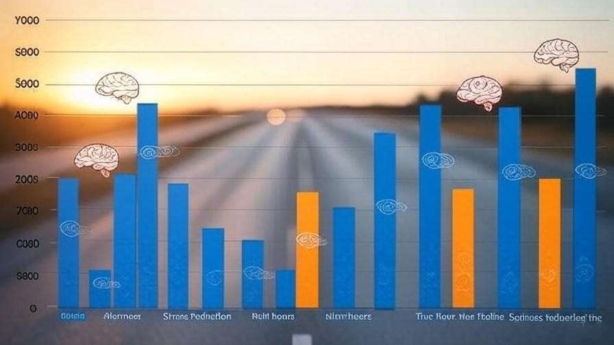 Bar chart of sleep quality improvements from split sleeper berth for holistic trucker health.
