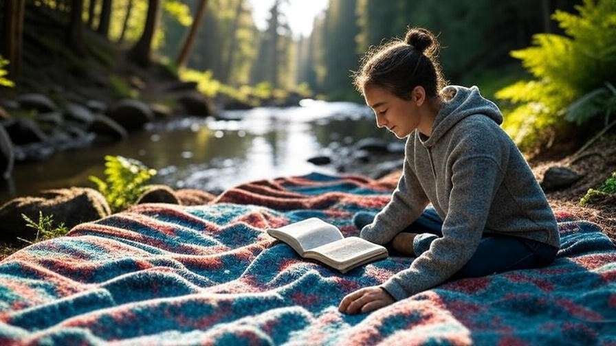 Person journaling by a stream during a Walden meditation session, enhancing mindfulness practice.